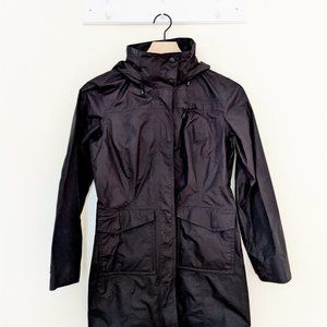 PATAGONIA Long Black Rain Coat XSMALL